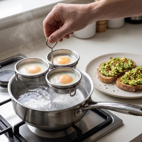 Eavenest™ - Bare Steel Egg Cups