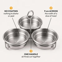 Eavenest™ - Bare Steel Egg Cups